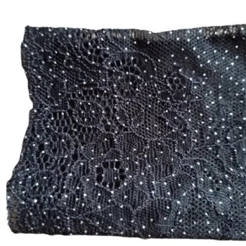 mitenki czarna koronka