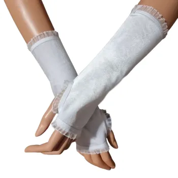 ślubne mitenki aksamit