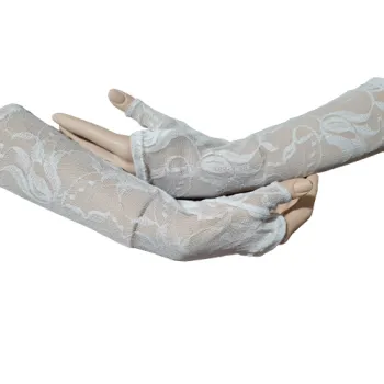 koronkowe mitenki z palcem ślub