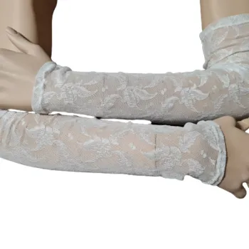 koronka ślub rękawy