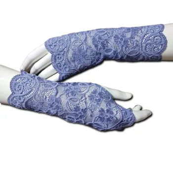 mitenki koronka blue