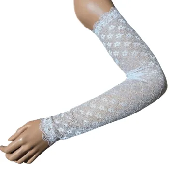 bardzo długie koronkowe rękawki do ślubu