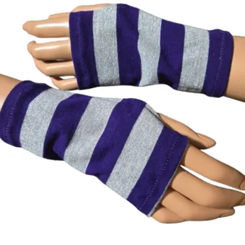 pasiaste mitenki fiolet srebro