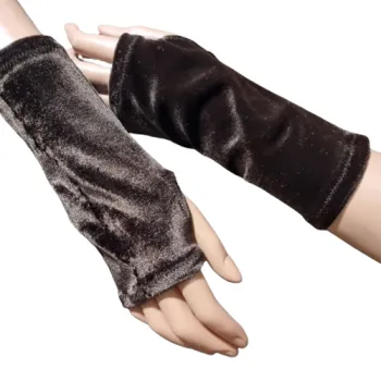 aksamitne mitenki na kciuk